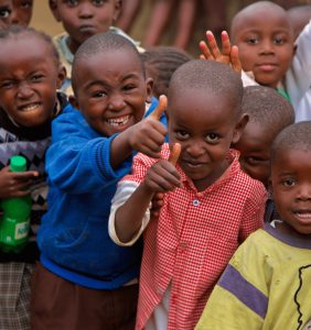 Happy pupils