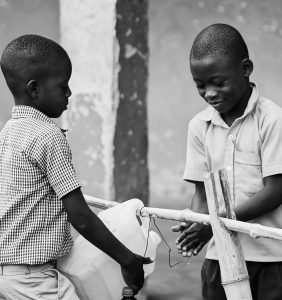 Hand washing for healthy education