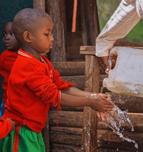 Hand washing for healthy education